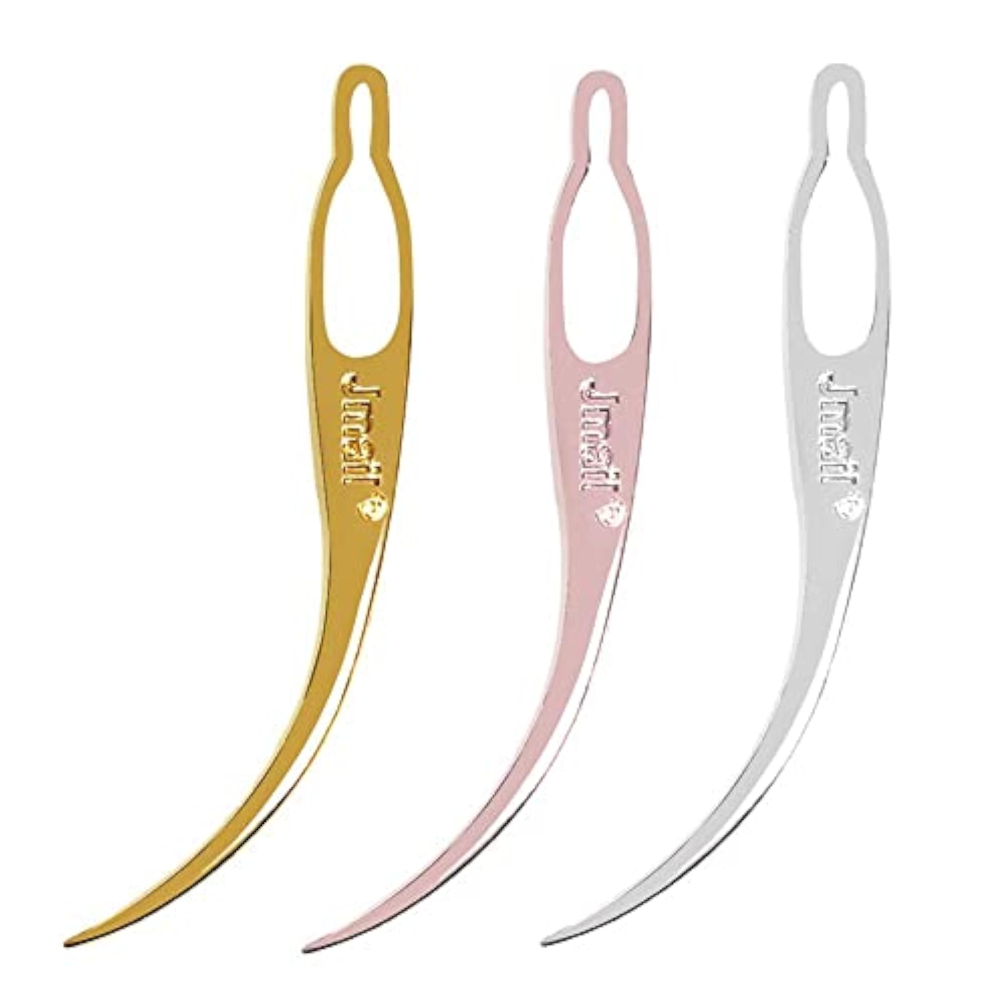 3pc Dreadlocks Needle Hair Extension Tools Set, Golden