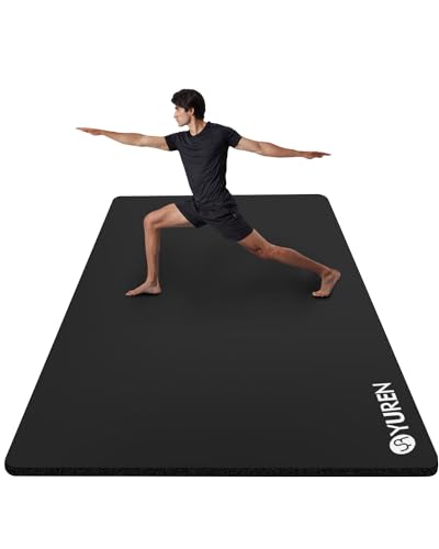 RYTMAT Esterilla Fitness Grande 190×90cm 15mm Gruesa Esterilla Yoga Antideslizante para Fitness Pilates Deporte Gimnasia Yoga