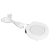 Coffee Hot Plate,USB Cup Warmer,Coffee Mug Warmer, 110V White Electric Powered Cup Warmer Heater Pad Coffee Tea Milk Mug US Plug for Home Office