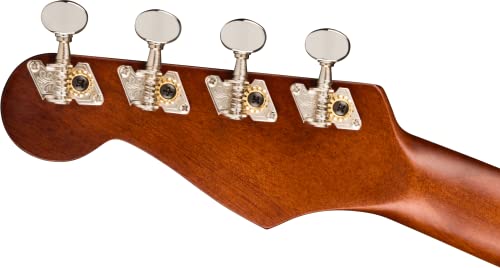 Fender Avalon Ténor Ukulélé Noyer Naturel - Les Beatles, Paul McCartney, John Lennon, RIngo Starr, George Harrison Fender Avalon Ténor Ukulélé Noyer Naturel – Image 7