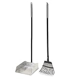 Petmate Clean Response Aluminum Rake and Pan, Large