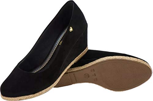 Sandalia Lumiss Anabela M4 (36, Preto)