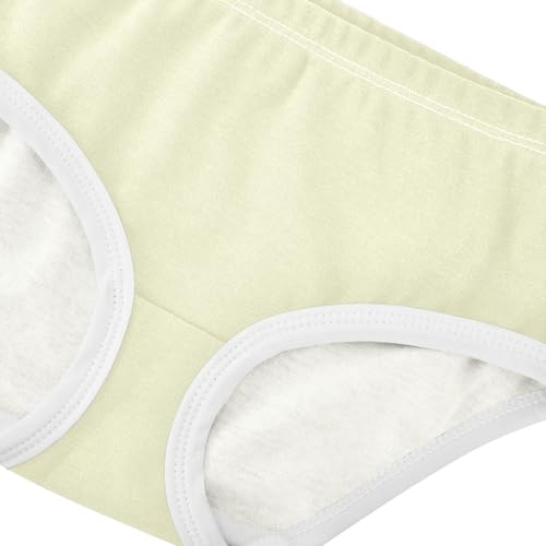 Joisal Light Golden Yellow Girl Panties Cute Girls Underwear Toddlers Cotton Animals Briefs Underpants 2t4