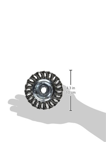 Image of Vermont American 16836 4-Inch Cable Twist Wire Wheel with 5 /8-Inch Arbor