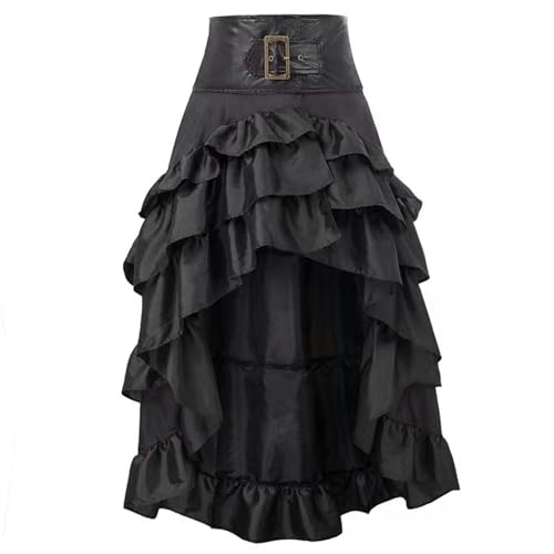 Jupe asymétrique marron pour élancer la silhouette sans effort