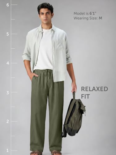 Image of XYXX Combed Cotton Solid Drawsting Pyjama for Men