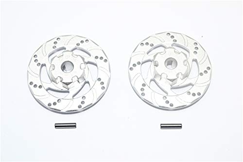 GPM for TRAXXAS 1/7 Unlimited Desert Racer Aluminum +1MM HEX with Brake DISK-4PC Set (Silver)