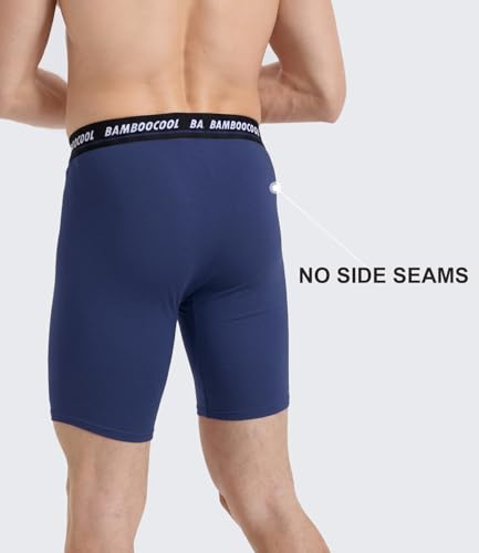 Calzoncillos largos transpirables para viajar y oficina bóxer de bambú de hombre 2