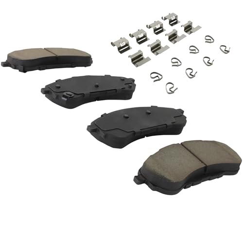 Image of QUALITY-BUILT Rear Ceramic Brake Pads, Premium 1001-2208C, Compatible with 2019-2023 Ford Ranger