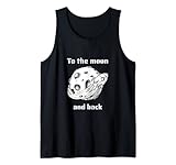 Photo Gallery to the moon & back retro spazio esterno design presente canotta Photo Gallery to the moon & back retro spazio esterno design presente canotta