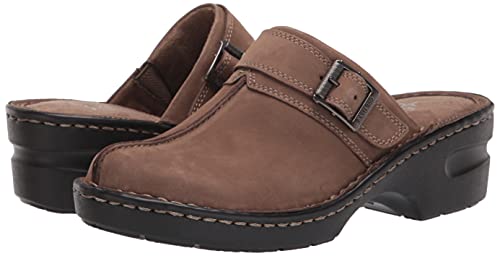 Eastland Women's Mae Clog, Earth-Nubuck, 7.5 #TOP6
