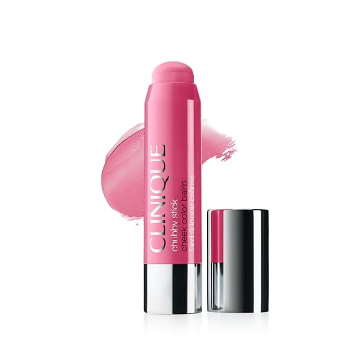 Clinique Chubby Cream Blush Stick Cheek Colour Balm | Blush For Cheeks | Long Lasting + Buildable | Create A Healthy Looking Glow | Perfect For Travel Poppin Pink