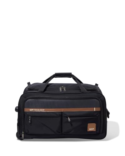 Image of VIP Grande Cabin (Small Size) 2-Wheel Duffle Trolley Bag, Black