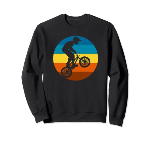 BMX Retro Sunset para BMX Riders Sudadera
