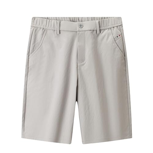 Short cinq quarts pour hommes avec poches profondes et coupe droite ajustée
