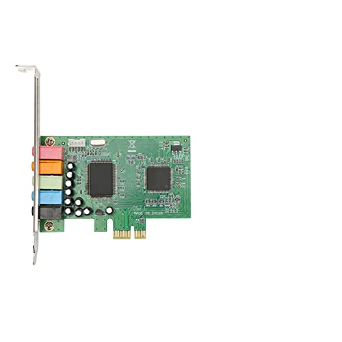 Tarjeta de sonido PCIe 5.1 con chipset CMI8738 y soporte de audio EAX 6