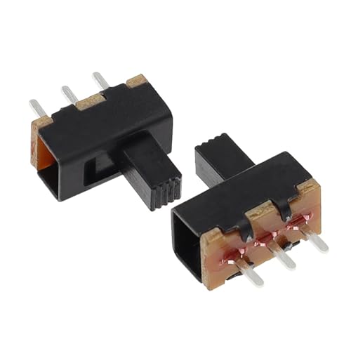 Interrupteur à bascule SS12F17 3 broches positions DIP pour circuits électroniques x50