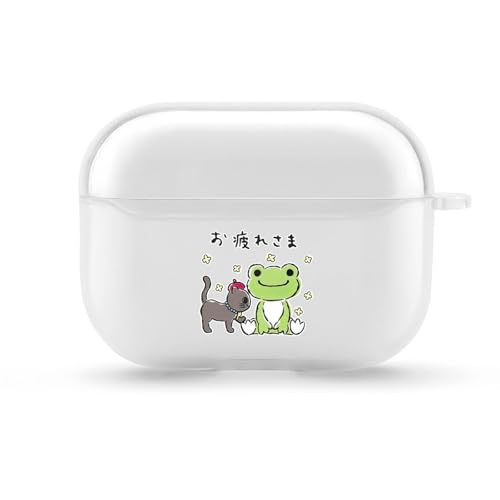 �J�G���̃s�N���X AirPods Pro �P�[�X AirPods Pro ��2����/��1���� �P�[�X TPU�f�� ���C�����X�[�d�\ �y�� �L�Y�h�~ �ϏՌ� ��LED���C�g �t�b�N�t��