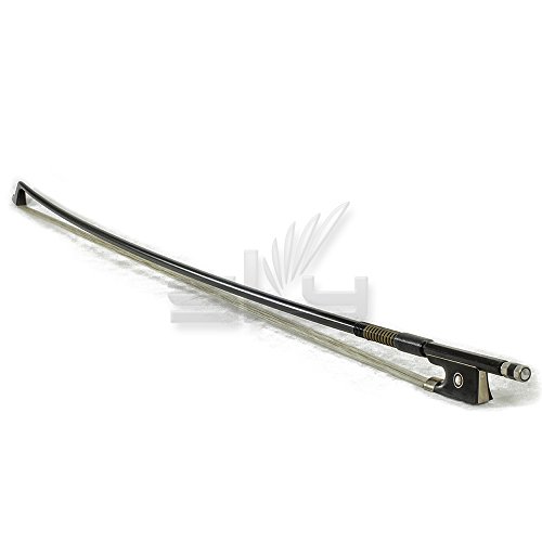 Paititi 4/4 Violin Bow Satin Carbon Fiber Round Stick Mongolian Horsehair With Double Eye Fully-Line Abalone Inlay #TOP2