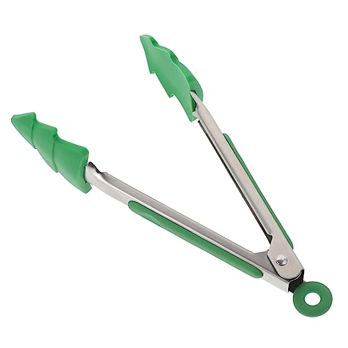 MAGICLULU Stainless Steel Christmas Tree BBQ Tongs Barbecue Clip for Meat Clamp Serving Clamps for Kitchen Cooking Tools