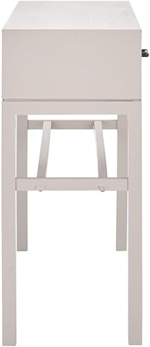 Miniatura 4 de SAFAVIEH Home Collection Ajana - Mesa consola gris con 2 cajones para sala de estar, vestíbulo, dormitorio, pasillo, entrada, oficina en casa