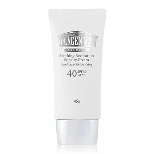 PLAGENTRA Soothing Revolution Suncity Cream - Natural Sunscreen, 1.58 Ounce