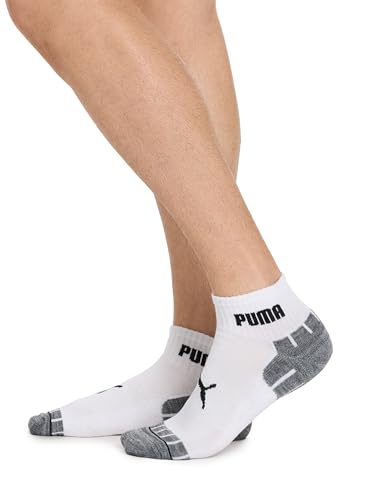 PUMA Men's 8 Pack Athletic Cushioned Quarter Crew Socks3