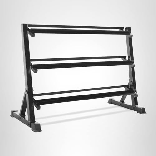 Miniatura 8 de Cap Barbell Rk-14a Estante Para Mancuernas De 3 Niveles, 129,5 Cm, Unisex Adulto, Negro, 129,54 Cm
