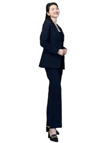 Veste et pantalon femme pour voyage d'affaires et style quotidien décontracté