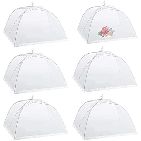 Large Mesh Food Cover Pop-Up 6 Pack Cover