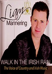 DVD Liam Mannering Walk in The Irish rain sobre música tradicional de Irlanda