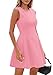 PRETTYGARDEN Summer Dresses for Women 2025 Elegant Classy A Line Business Casual Work Graduation Cocktail Short Dress (Pink,X-Small)