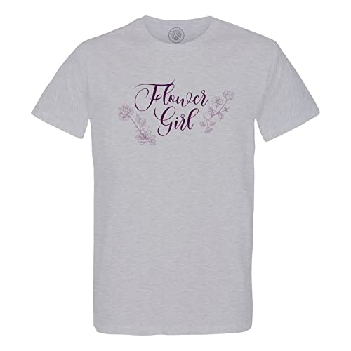 T-Shirt Flower Girl Coton Bio Homme le Cadeau de Mariage et Fiançailles