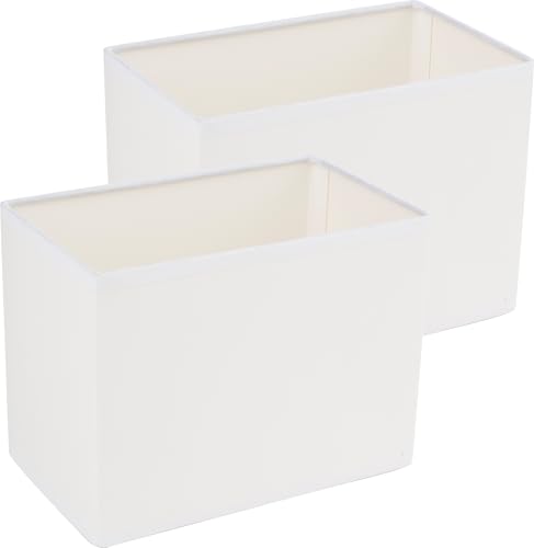 VBS 2er-Pack Lampenschirm WHITY weiß dekorativer Schirm, Lampen,...