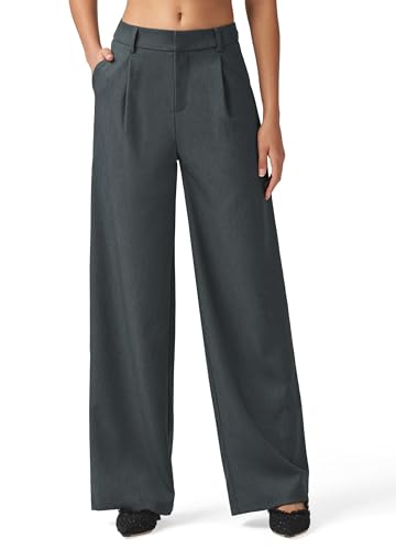 Willit Women's Work Pants Wide Leg Dress Pants High Waisted Casual Business Office Pants Slacks 31