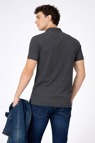 Image of Men's Cotton Polo T-Shirt | Solid Regular Fit Polo Neck T-Shirt | Half Sleeve Casual & Office Wear | Soft Breathable Summer T-Shirt for Men