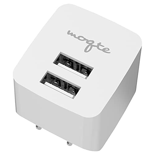 多摩電子工業 コンセントチャージャー USB-A×2PORT MQ-A77U-WH ホワイト 合計最大出力2.4A 急速充電に対応 AC充電器