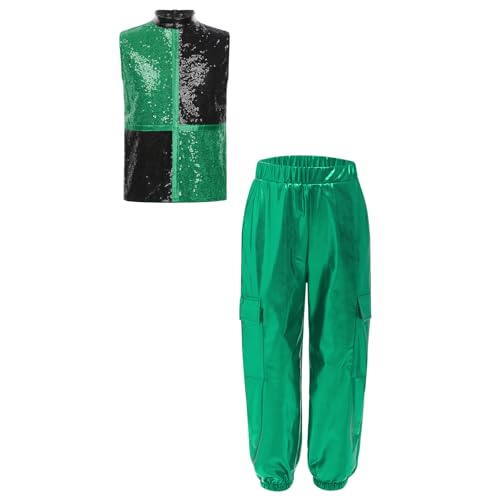 Justaucorps gym enfants avec costume hip hop streetwear et tenue performance scène dPois