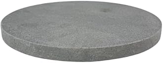 Round Baking Pizza Stone. Bread Making Stone.100% Natural Volcanic Stone Multi-Purpose Oven & BBQ, Grill. High Heat Retention. Serving Stone. (1.5x30cm)