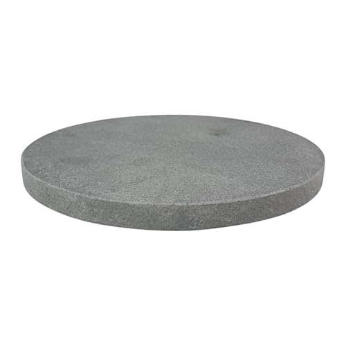 Round Baking Pizza Stone. Bread Making Stone.100% Natural Volcanic Stone Multi-Purpose Oven & BBQ, Grill. High Heat Retention. Serving Stone. (1.5x30cm)