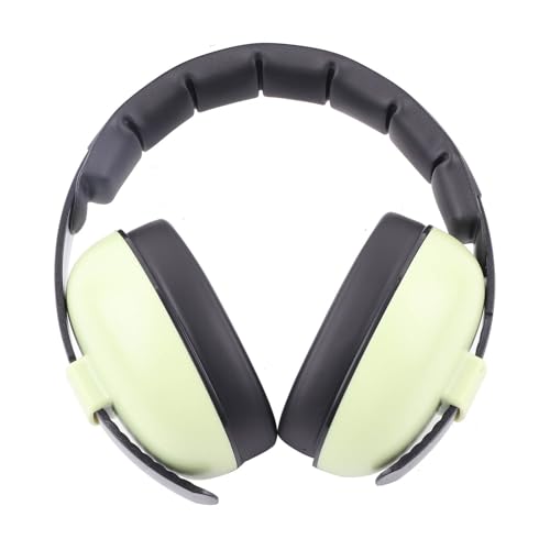 QANYEGN Noise Protection Earmuff, Kids Ear Safety Muffs, Upgraded Hearing Protectors for Children Have Sensory Issues (Green)