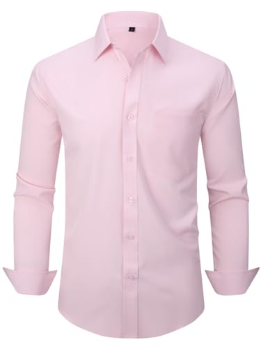 Men's Long Sleeve Button Down Dress Shirt