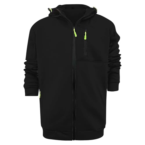 Zipper Sweatshirts for Men Mens Zip Up Hoodies Graphic Jacket With Hood Sweet Shirts, Men Mens Black Hoodies Black 3X-Large2