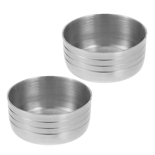 FOMIYES Tapa para Vaso Mezclador de Acero Inoxidable, 2 Piezas, Compatible Coctelera de 350 Ml, Resistente a Salpicaduras, Accesorio para Bartenders y Uso en Bares