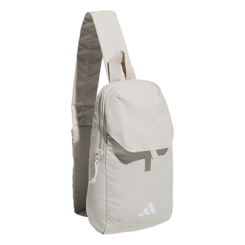 adidas Bolsa tiracolo Essentials 3 Sling (5L), Wonder Alumina cinza, tamanho único, Wonder Alumina Cinza, One Size, Bolsa tiracolo Essentials 3 Sling (5l)