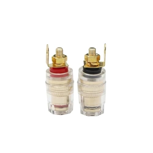 Power Junction Post Connectors 1PCS Wire Binding Post Thread Screw M4 M5 M6 M8 M10 Weld Inverter Clamps Power Supply Connect Terminal Splice Red Black(Copper M10,1Pcs Black)