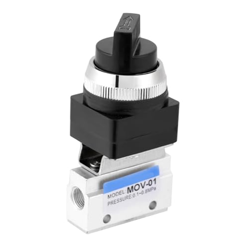 Distributeur pneumatique MOV-01 G1/8 pour commande manuelle de vérin