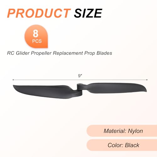 Hélices plegables de nailon RC Glider para evitar roturas en el aterrizaje 2