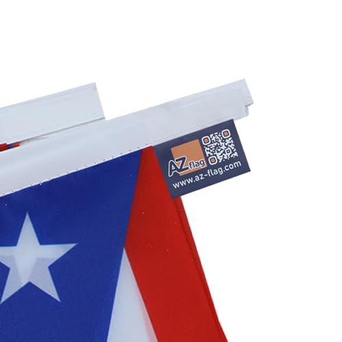 Image of AZ FLAG Puerto Rico 6 meters BUNTING Flag 20 flags 9'' x 6'' - Puerto Rican STRING flags 15 x 21 cm