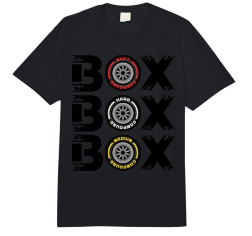 Box Box Box F1 Tyre Compound V2 Design Car Lover Comfort Colors Adult Heavyweight T-shirt
